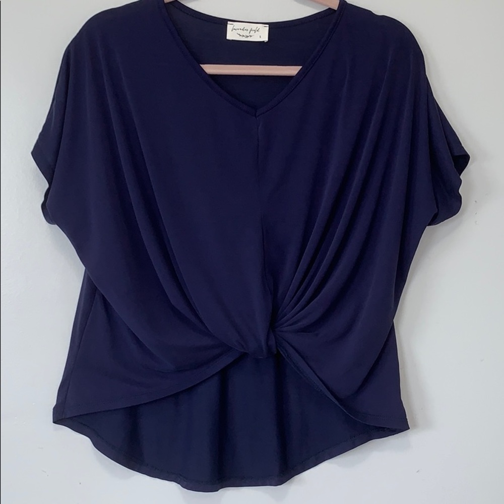 Tie front t-shirt
